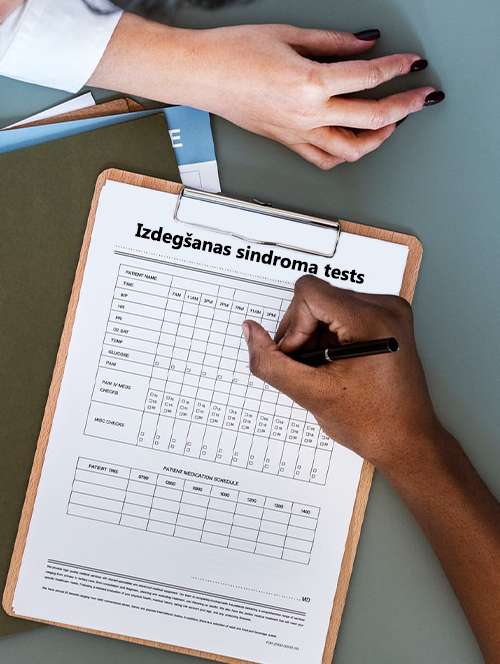 Izdegšanas sindroma tests