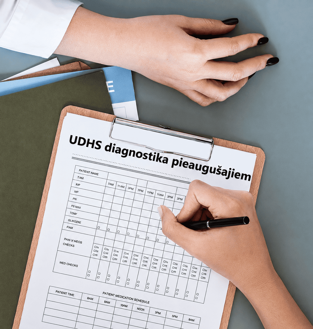 udhs diagnostika pieaugušajiem
